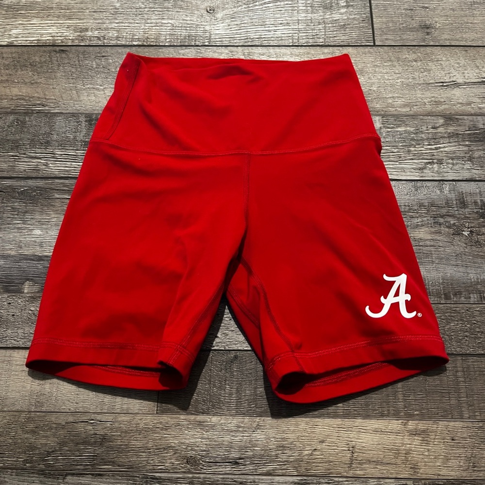 Alabama Lululemon Biker Shorts 6”